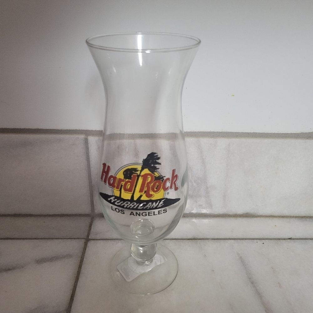 HARD ROCK CAFE Los Angeles Hurricane Glass (Original Edition)